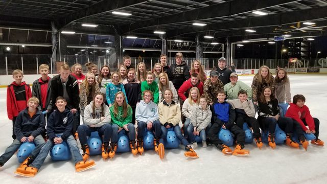 FCMS FFA members traveled to Athens on Ice